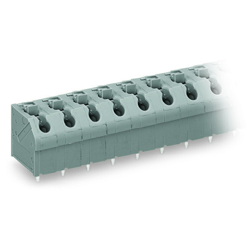 PCB terminal block, push-button, 1.5 mm&sup2;, gray