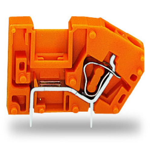 Stackable PCB terminal block, with commoning option, 2.5 mm&sup2;, orange