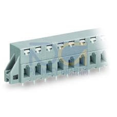 PCB terminal block, push-button, 2.5 mm&sup2;, gray