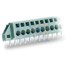 PCB terminal block, 2.5 mm&sup2;, Pin spacing 5 mm, gray