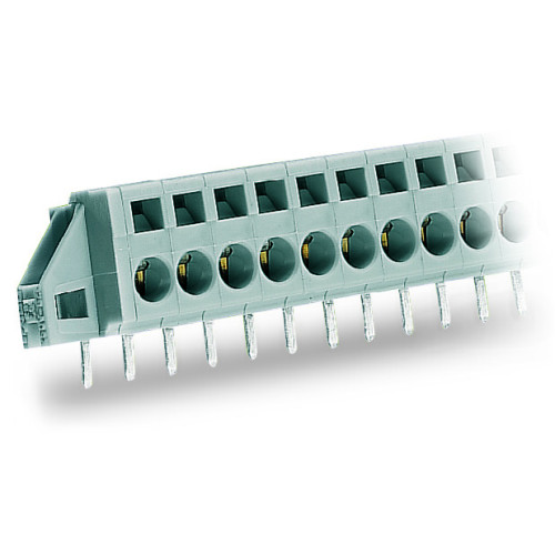 PCB terminal block, 2.5 mm&sup2;, Pin spacing 5 mm, gray