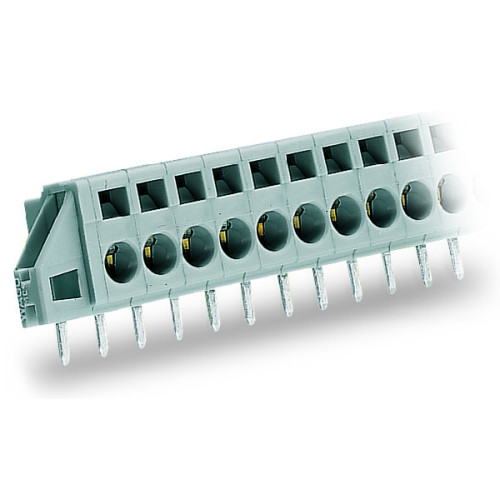 PCB terminal block, 2.5 mm&sup2;, Pin spacing 5 mm, gray