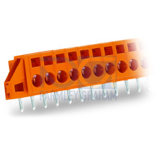 PCB terminal block, 2.5 mm&sup2;, Pin spacing 5.08 mm, orange