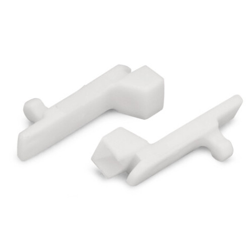 Coding key, snap-on type, white