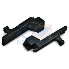 Coding key, snap-on type, black