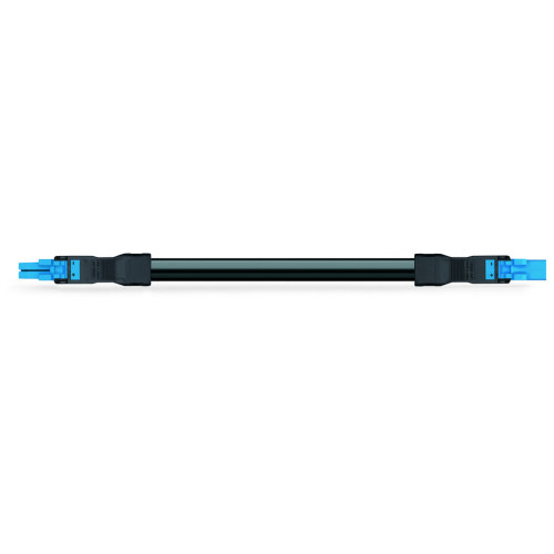 pre-assembled interconnecting cable, Eca, Socket/plug, blue