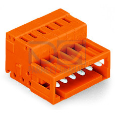 1-conductor male connector, CAGE CLAMP&reg;, 1.5 mm&sup2;, orange