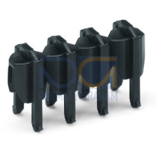 Cover for male connectors, for 734 Series, IP20 protection, black