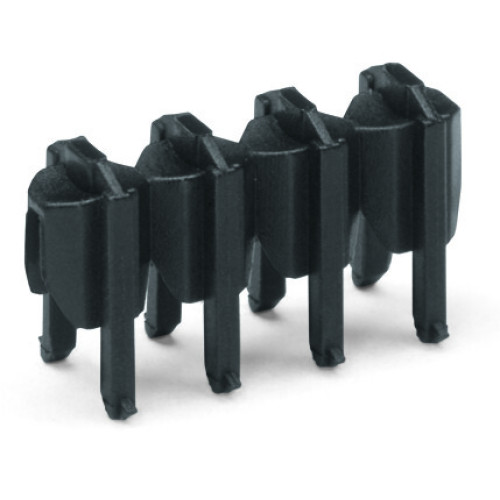 Cover for male connectors, for 734 Series, IP20 protection, black