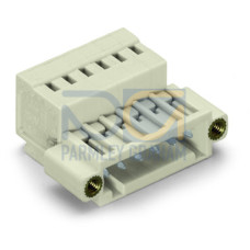 1-conductor male connector, CAGE CLAMP&reg;, 1.5 mm&sup2;, light gray