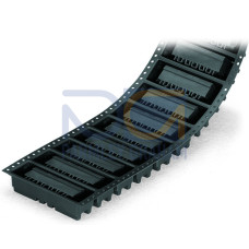 THR male header, 1.0 x 1.0 mm solder pin, angled, black