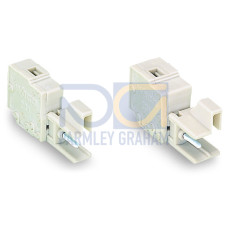 Test plugs for female connectors, for 7.5 mm and 7.62 mm pin spacing, light gray