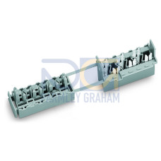 Socket, 6-pole, gray