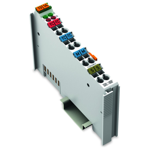 2-channel analog input, Thermocouple K, Diagnostics, adjustable, light gray