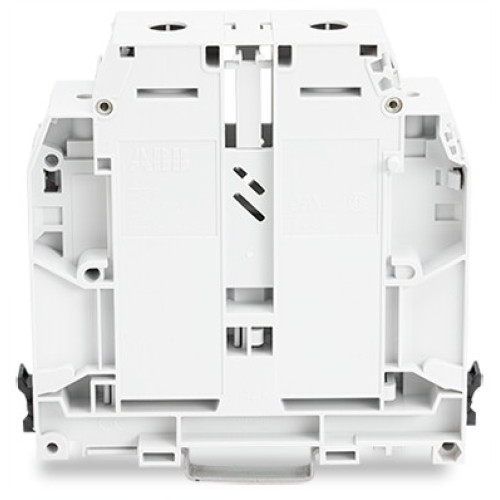 Screw-type through terminal block, light gray