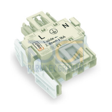 Linect&reg; T-connector, 3-pole, Cod. A, white