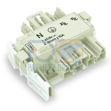 Linect&reg; T-connector, 4-pole, Cod. A, white