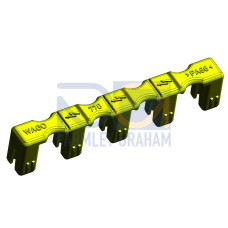 Lockout cap, for plugs, 5-pole, yellow