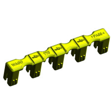 Lockout cap, for plugs, 5-pole, yellow