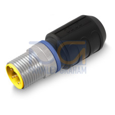 Accessories, M12 plug, axial, 5-pole