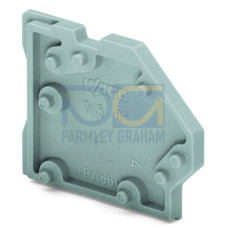 Spacer, for extending the pin spacing, 2.5 mm thick, gray