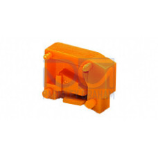 Spacer, for doubling the pin spacing, orange