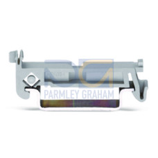 Mounting adapter, for DIN-35 rail/panel mounting, 3 parts, light gray