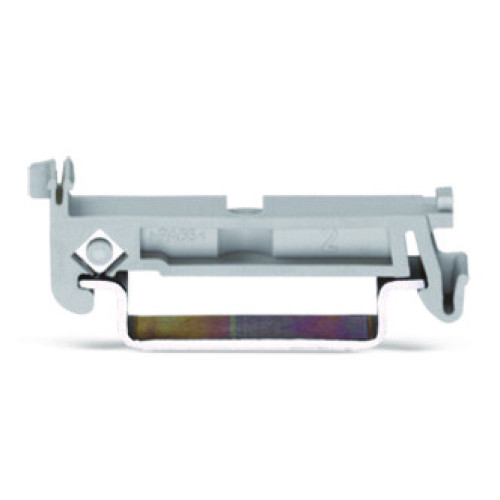 Mounting adapter, for DIN-35 rail/panel mounting, 3 parts, light gray