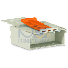 1-conductor male connector, Push-in CAGE CLAMP&reg;, 2.5 mm&sup2;, light gray