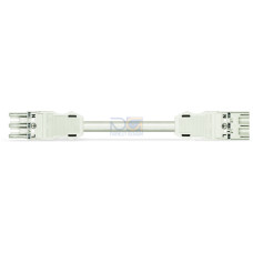 pre-assembled interconnecting cable, B2ca, Socket/plug, white