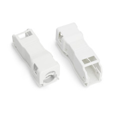 Strain Relief Housing, 2-Pole For Cable Diameter 3.8 - 8.2 mm White