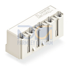 THT female header, straight, Pin spacing 7.5 mm, light gray