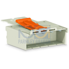 1-conductor male connector, Push-in CAGE CLAMP&reg;, 2.5 mm&sup2;, light gray