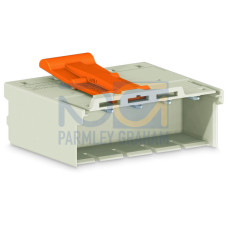 1-conductor male connector, Push-in CAGE CLAMP&reg;, 2.5 mm&sup2;, light gray