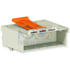 1-conductor male connector, Push-in CAGE CLAMP&reg;, 2.5 mm&sup2;, light gray