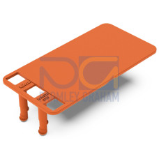 Marker card, Plastic, orange