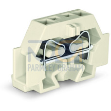 2-conductor terminal block, without push-buttons, suitable for Ex e II applications, light gray