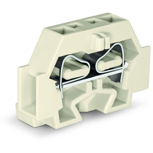 2-conductor terminal block, without push-buttons, suitable for Ex e II applications, light gray