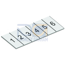 Marking strips, for Smart Printer, cut to a defined length, white