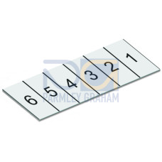 Marking strips, for Smart Printer, cut to a defined length, white
