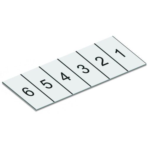 Marking strips, for Smart Printer, cut to a defined length, white