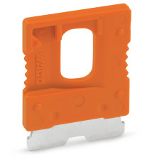 Disconnect plug for carrier terminal blocks, for using a receptacle terminal block as a disconnect t
