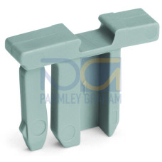 Pin cover, with marker slot for miniature WSB, gray