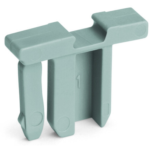 Pin cover, with marker slot for miniature WSB, gray