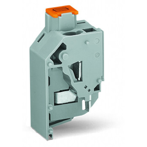 Transformer fuse terminal block, for fuse 5 x 20 mm, CAGE CLAMP&reg; connection for conductors, orange