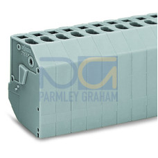 Transformer terminal block, 8-pole, CAGE CLAMP&reg; connection for conductors, gray