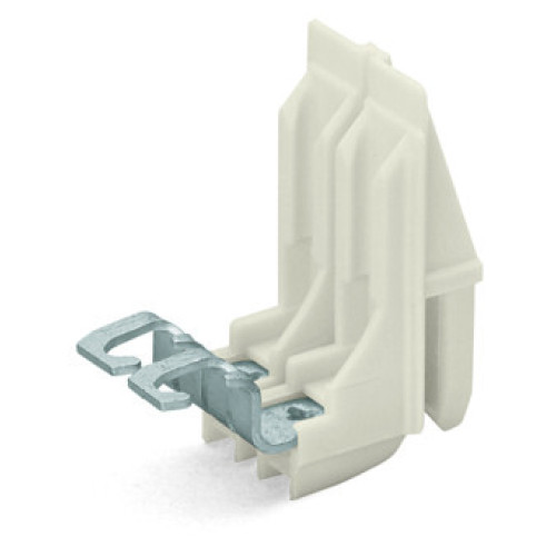 Connecting adapter, 2-pole, Solder contact for coil wire, natural