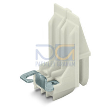 Connecting adapter, 2-pole, Solder contact for coil wire, natural