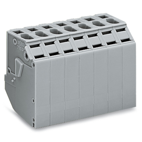 Transformer terminal block, 2-pole, CAGE CLAMP&reg; connection for conductors, gray