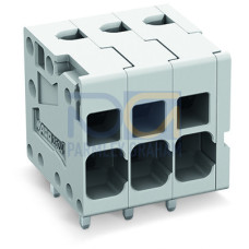 PCB terminal block, 4 mm&sup2;, Pin spacing 5 mm, gray